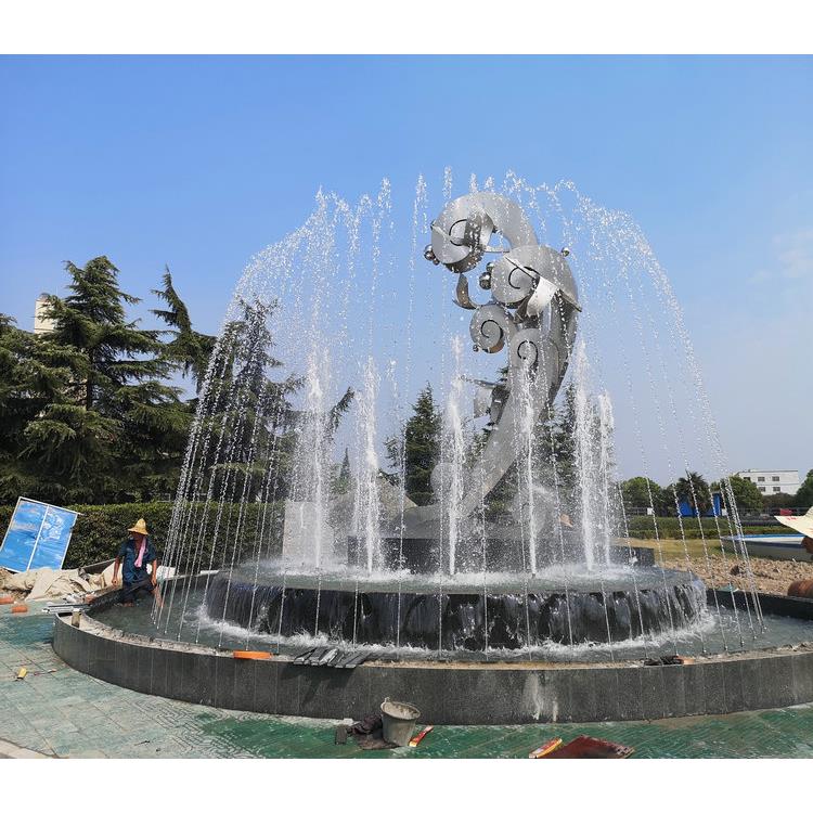 忻州喷泉安装 提高环境质量 功能与艺术的结合