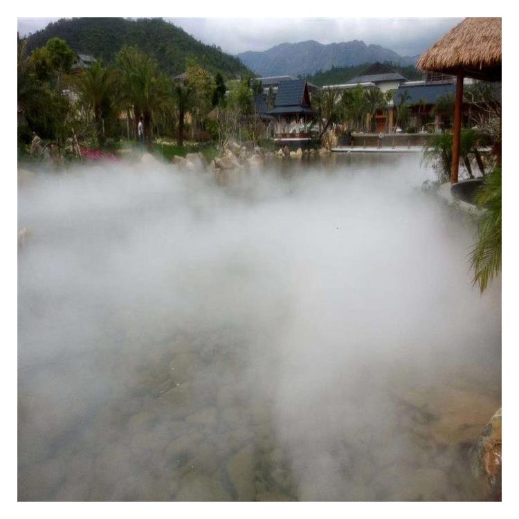 银川花园喷雾设备 露天广场喷雾降温 增湿除尘功能好