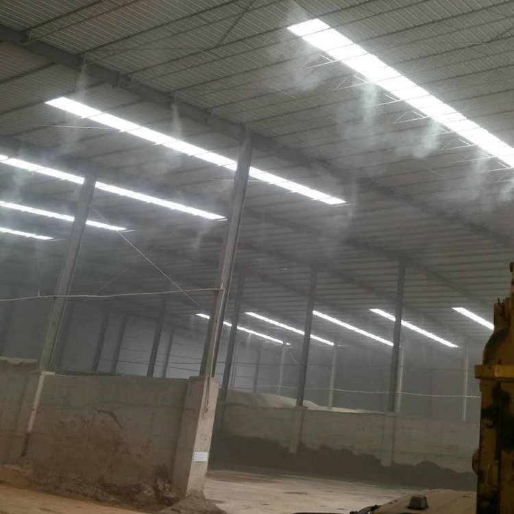西安料仓干雾除尘设备 搅拌站降尘喷淋系统 操作方便