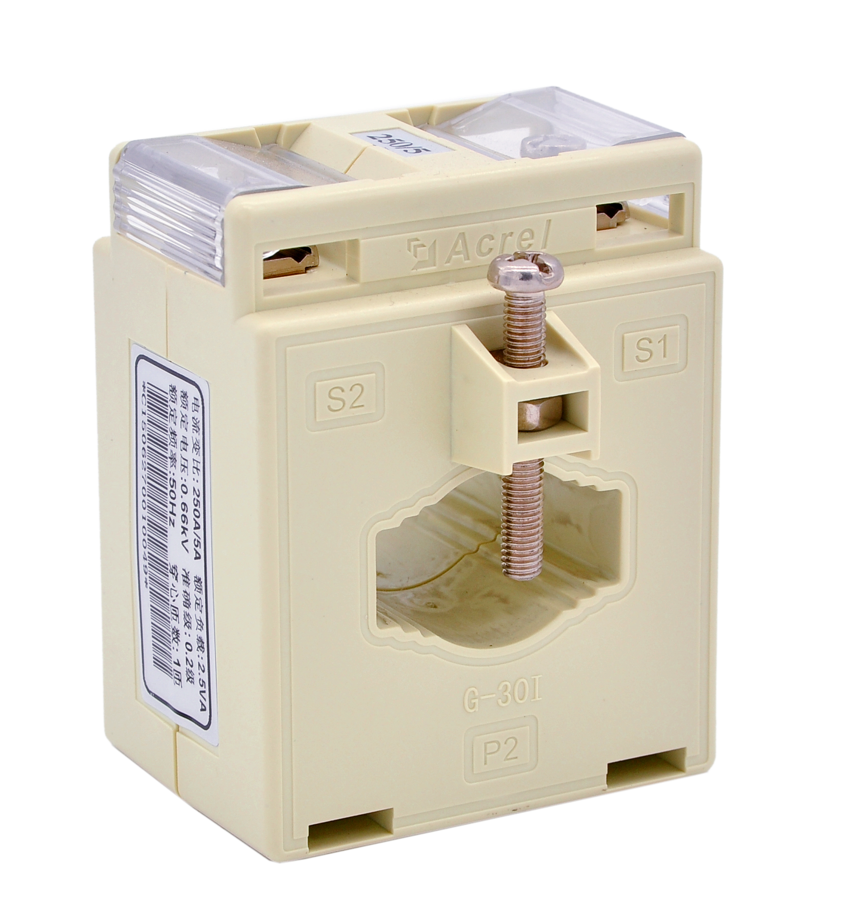 安科瑞AKH-0.66G G-30I计量型电流互感器 0.2级 用于工业计量 与电能表配套使用