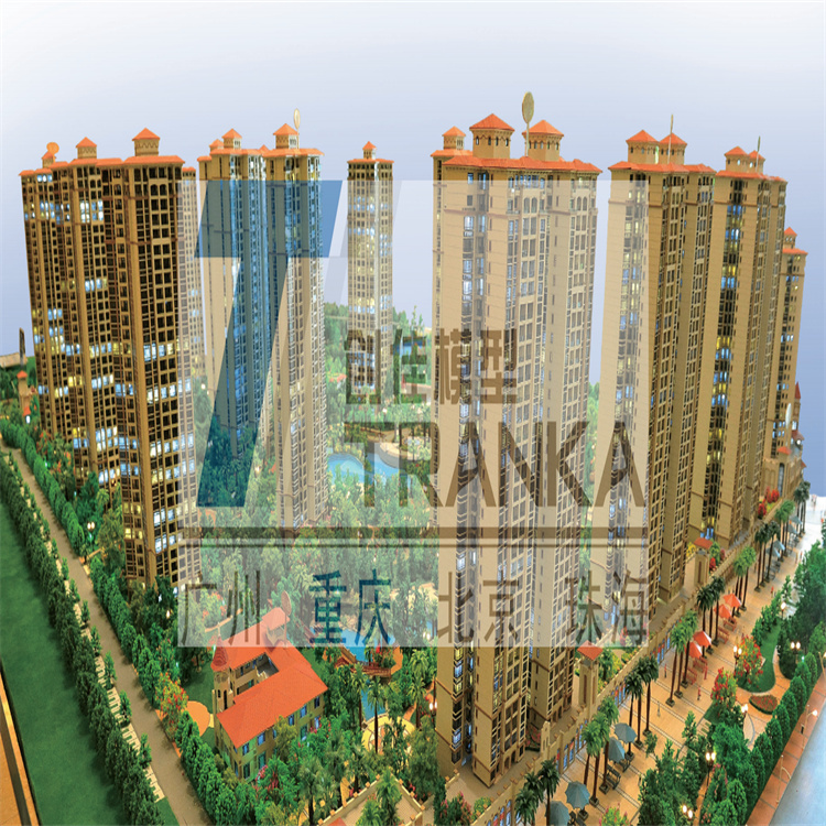 贵州房屋模型 城市规划模型设计 铝金金结构