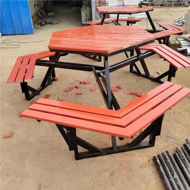 休闲桌椅生产厂家 适合长期户外使用 河南户外石桌椅
