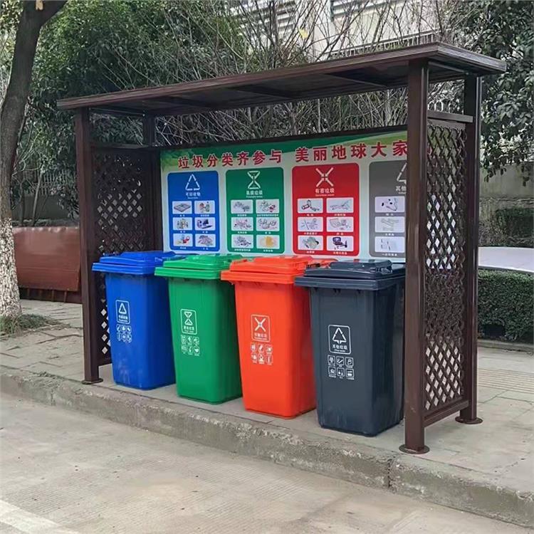 学校垃圾房制作厂家 沈阳智能垃圾分类房 便于居民集中投放
