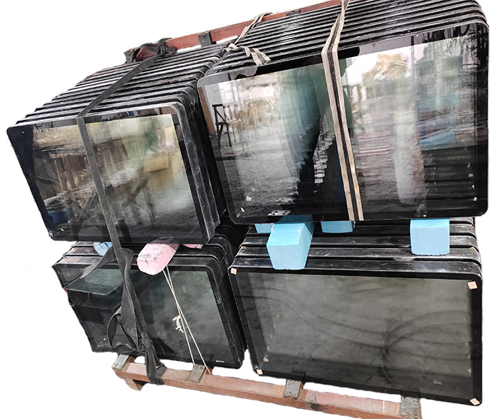 东莞瑞鸿三层中空玻璃工厂定制黑色丝印3C优质玻璃生产厂家