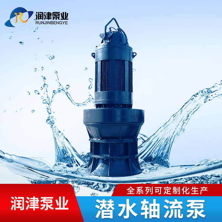 井筒安装潜水轴流泵 QZB潜水轴流泵生产厂家 润津泵业