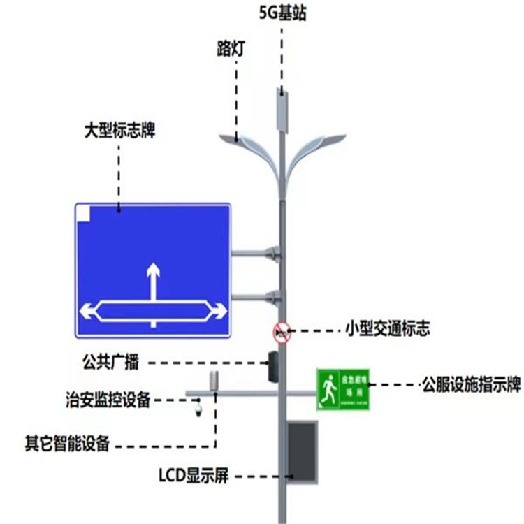 多功能综合杆智慧路灯杆