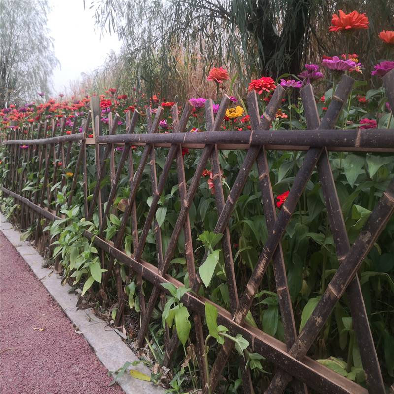 泰州泰兴院墙围栏荷兰网护栏竹篱笆竹栅栏