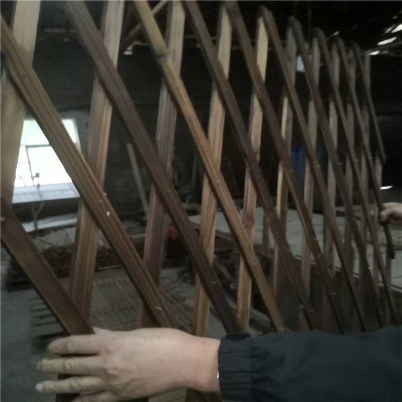怀化沅陵工厂围栏铁艺护栏竹篱笆竹栅栏