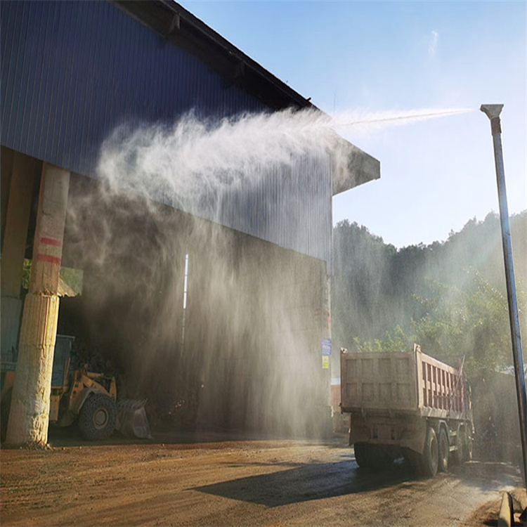 成都东部新区工地高杆喷淋降尘设备 360度雾化除尘