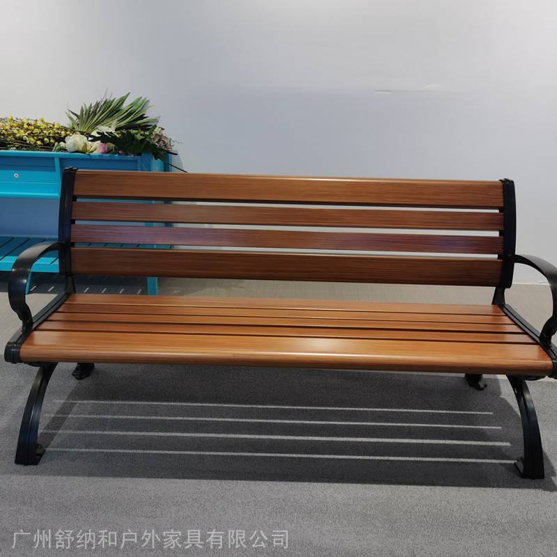 天津炭纤维材质户外公园椅商业街景区户外长椅靠背座椅