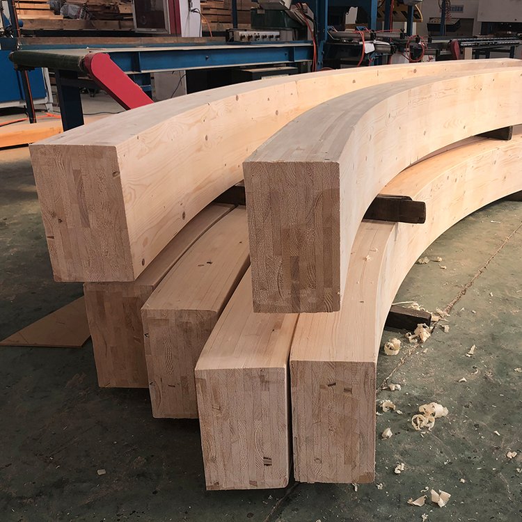 花旗松胶合木/胶合板/弧形梁 规格/制造工艺 工程木结构用料