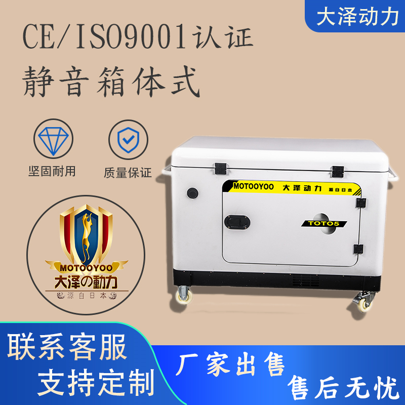 汽油发电机 大泽动力 TOTO8 电启动 8000W