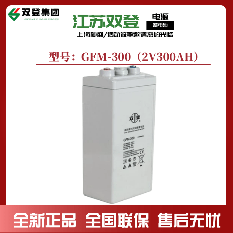湖南衡阳双登蓄电池GFM-300 2V300AH技术规格