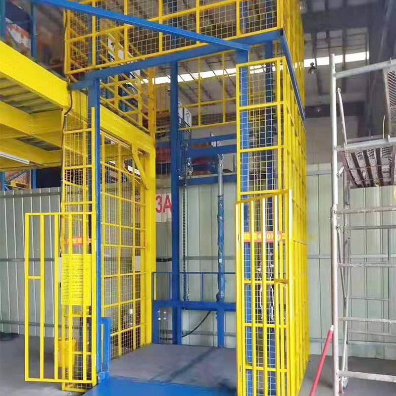 简易升降货梯 厂房仓库固定式液压升降机 导轨式升降平台