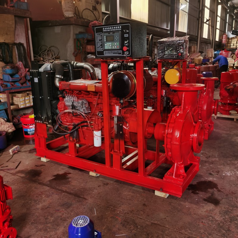 XBC系列柴油机消防泵增压稳压泵中开泵组应急抽水泵化工厂工业级