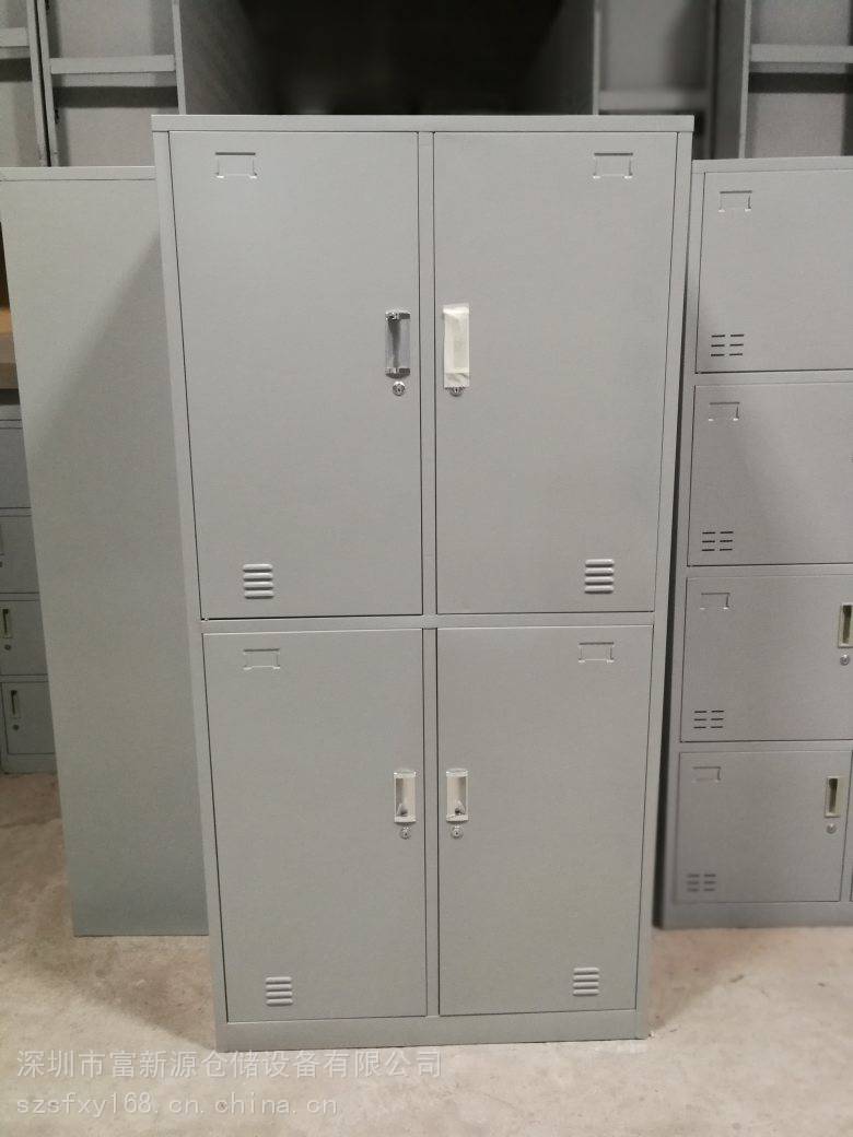 四门储物柜尺寸定做 不锈钢储物柜 仓库储物柜生产商