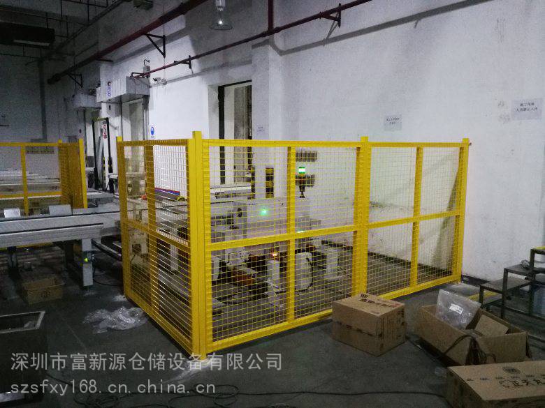 防护栏图片 加工中心防护栏定做 机器人防护栏生产商