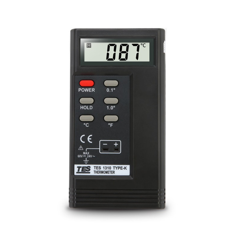 泰仕TES1310热电偶温度计K型接触式测温仪温度表