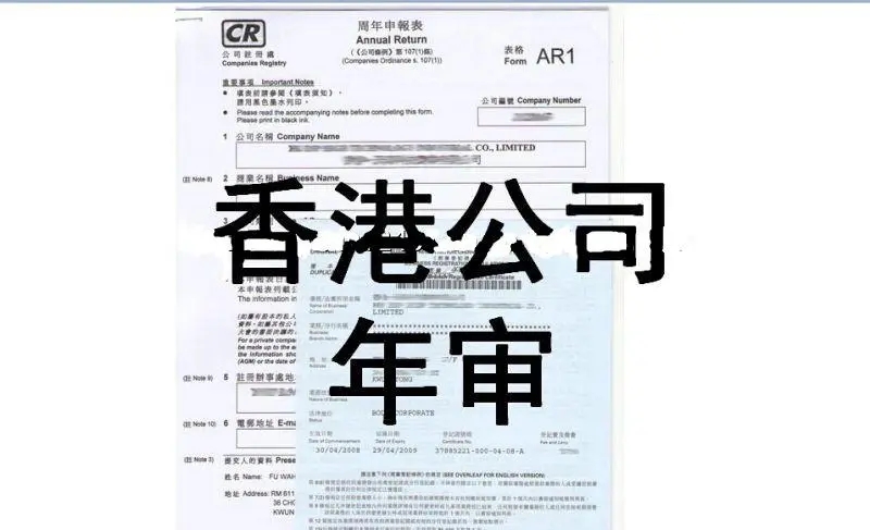 中国香港公司年审缴费方式