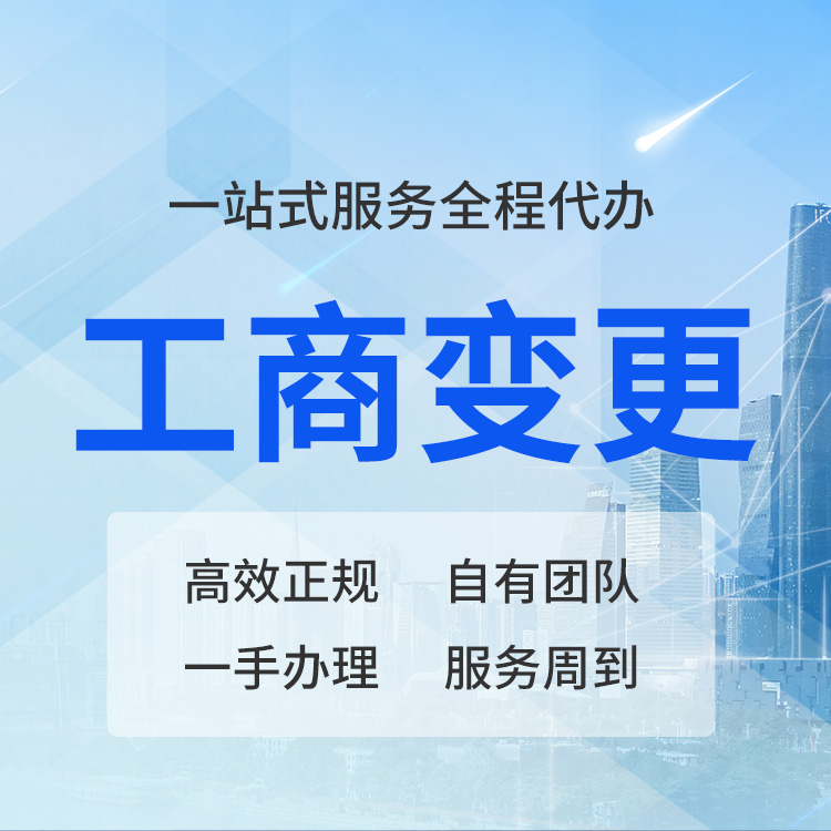 深圳龙岗工商变更办理公司 自有团队 服务周到