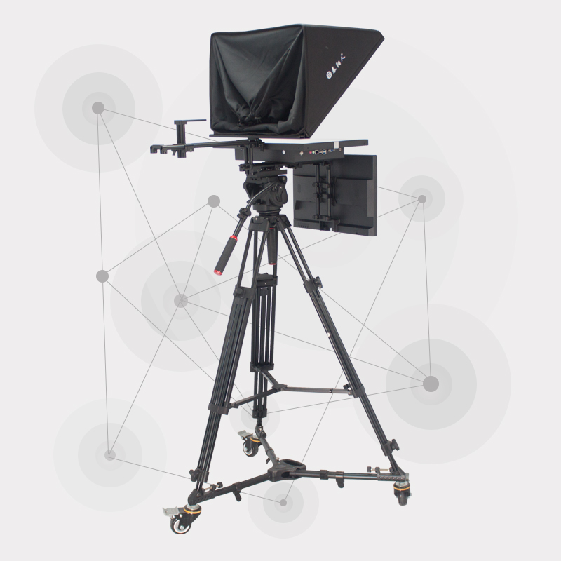 泰阳人 嵌入式提词器 22寸双屏广电级读稿器 摄像机一体式提词机