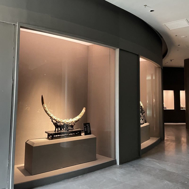 博物馆展柜手机控制全自动展示柜智能柜台玻璃展示柜高柜厂家