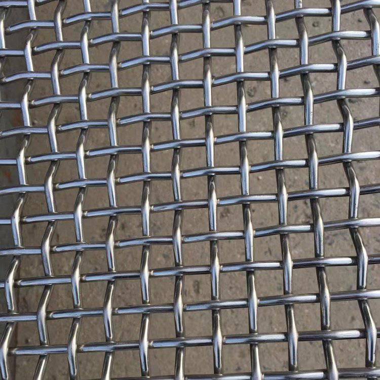生产供应不锈钢轧花网 养殖金属编织网 振动筛网定做