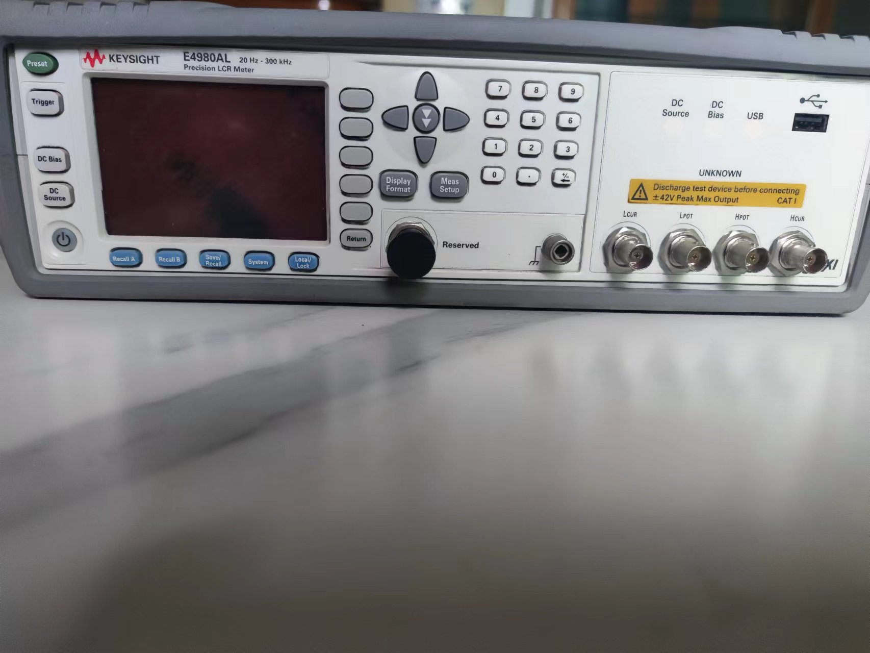 现货是德科技keysight 精密型LCR表 e4980al 20 Hz 至 300 kHz