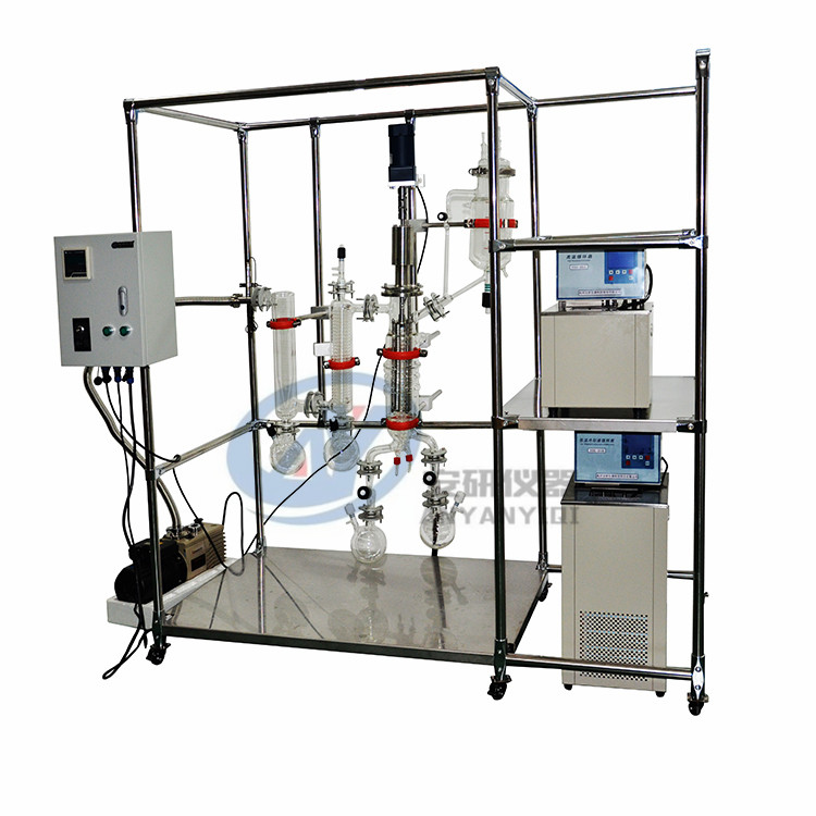 分子蒸馏仪AYAN-F220 实验室薄膜蒸发器 刮膜式分子蒸馏装置