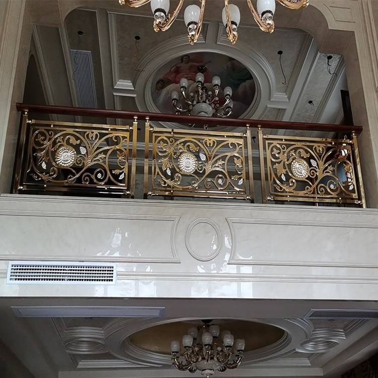 太 原中式简约铝板金属楼梯扶手 室内装饰详细介绍