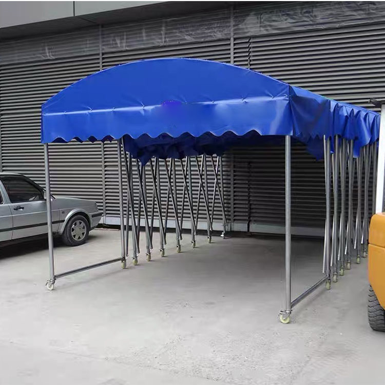 宁波江东 XYJD-01 移动加工电动推拉篷 伸缩球场雨篷 雨棚