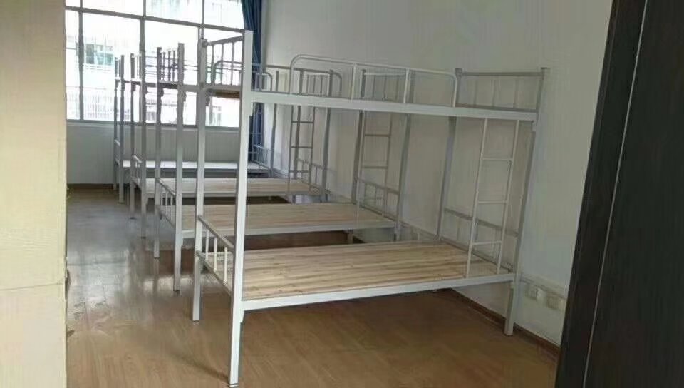 南宁铁架床，学生公寓床，上下铺铁床现货供应当天发货