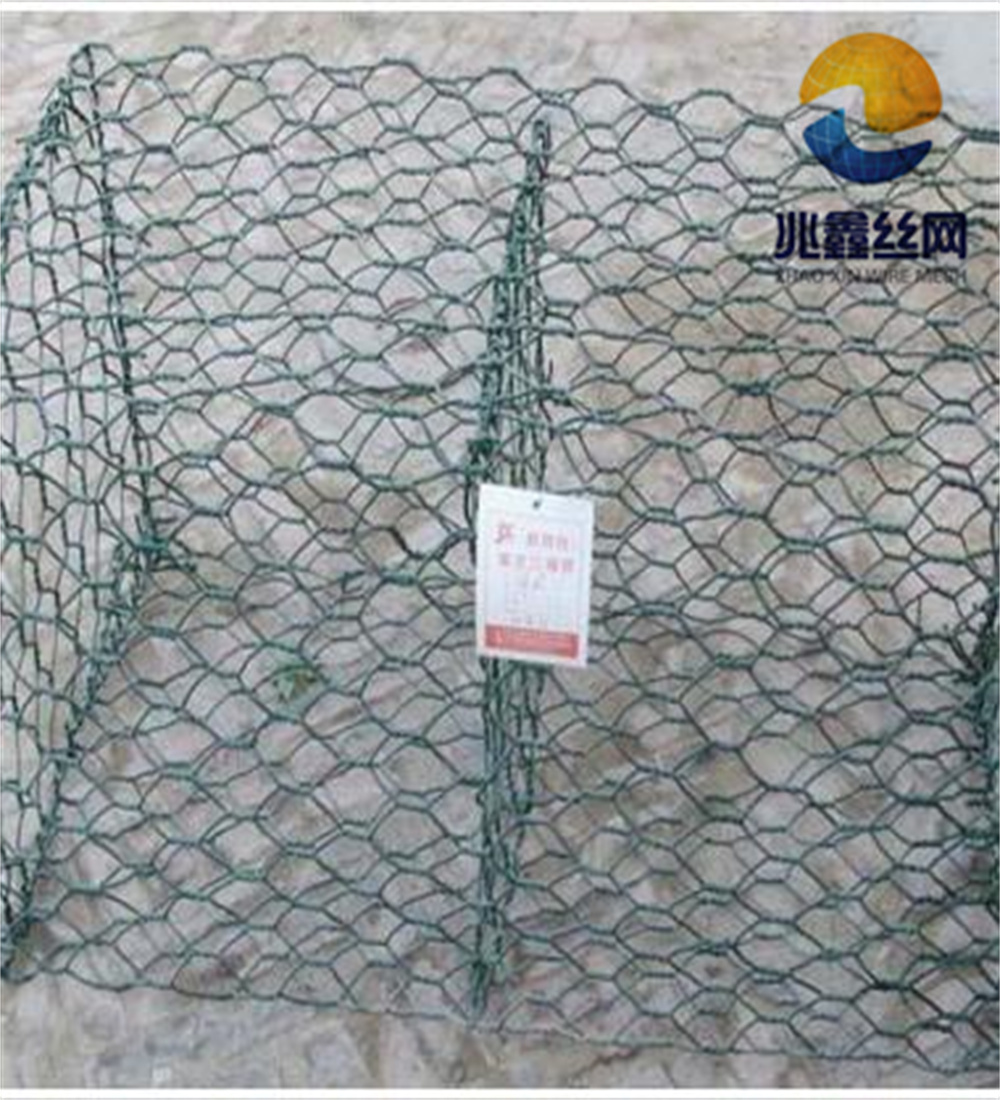 锌铝合金石笼网 兆鑫铁丝铅丝笼 河堤修复 生态绿格网箱