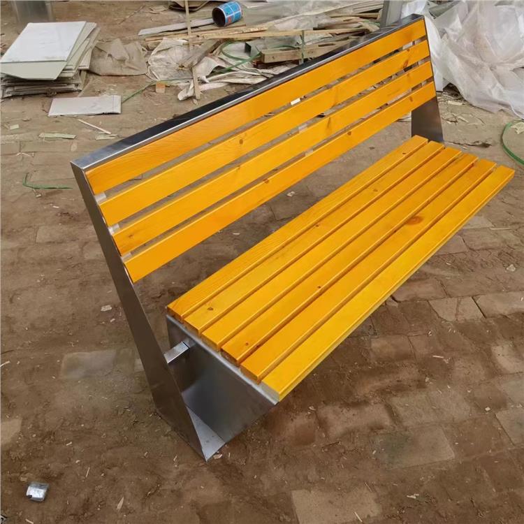 郑州不锈钢座椅 休闲下棋惬意人生 塑木围树椅厂家