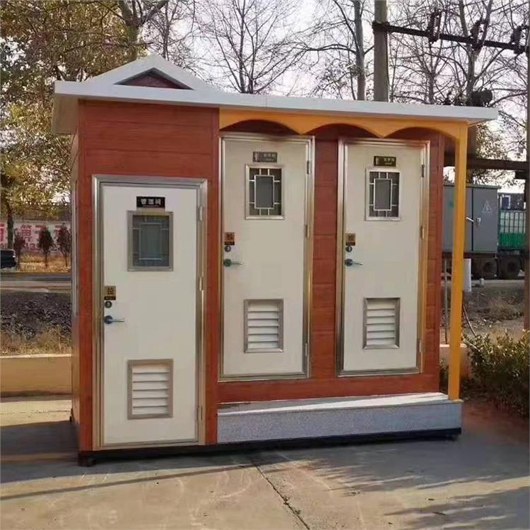 公共移动厕所订制 内蒙古成品移动厕所 新中式风格