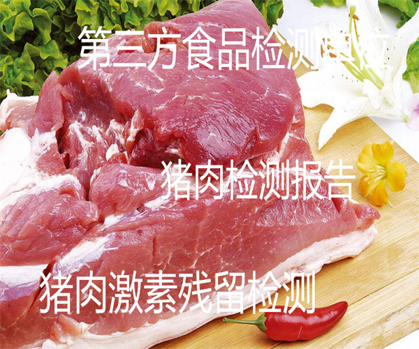 广州市猪肉检测单位 冰鲜猪肉微生物检测