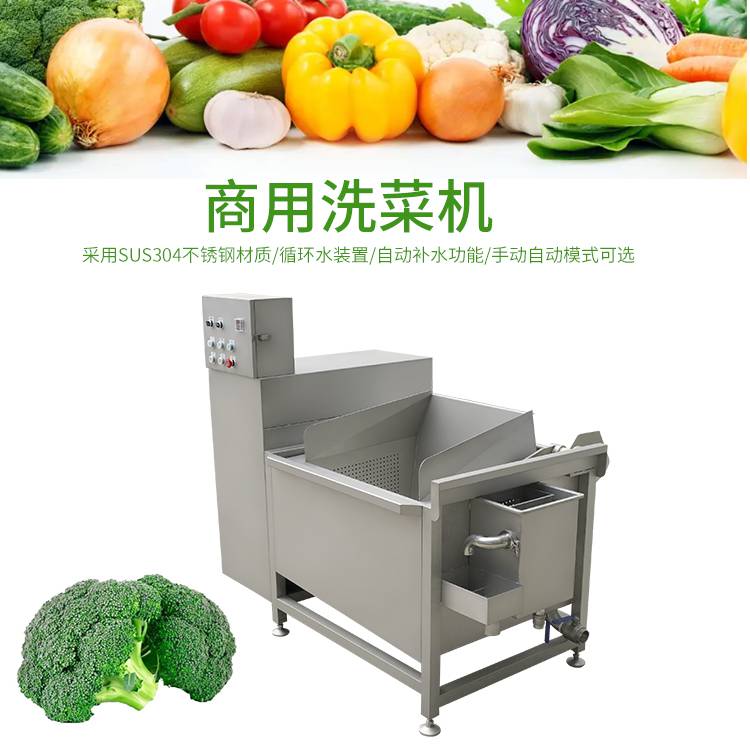 商用洗菜机JY-70L果蔬清洗设备 洗芥菜苦瓜番茄机器 蔬菜清洗机
