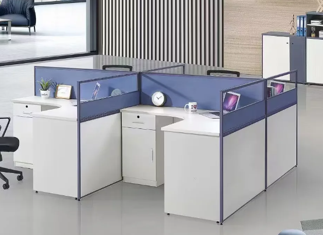 广东品牌新款屏风工位办公桌 职场多人位组合办公桌 办公卡位定制