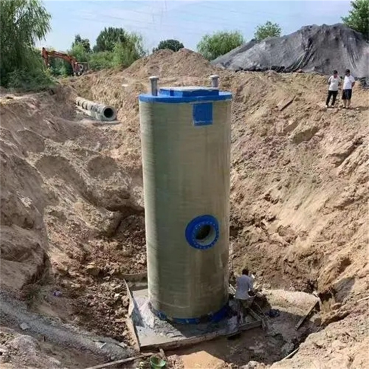 和田 一体化污水提升泵站施工 一体化预制污水提升泵站 不易对环境造成破坏
