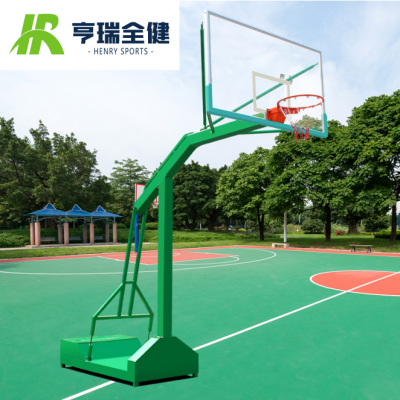 户外标准成人篮球架可移动家用室外比赛训练落地式学校篮框