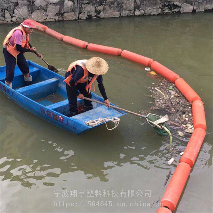 一体式多功能塑料浮筒 河道拦污塑料漂排 工厂供应