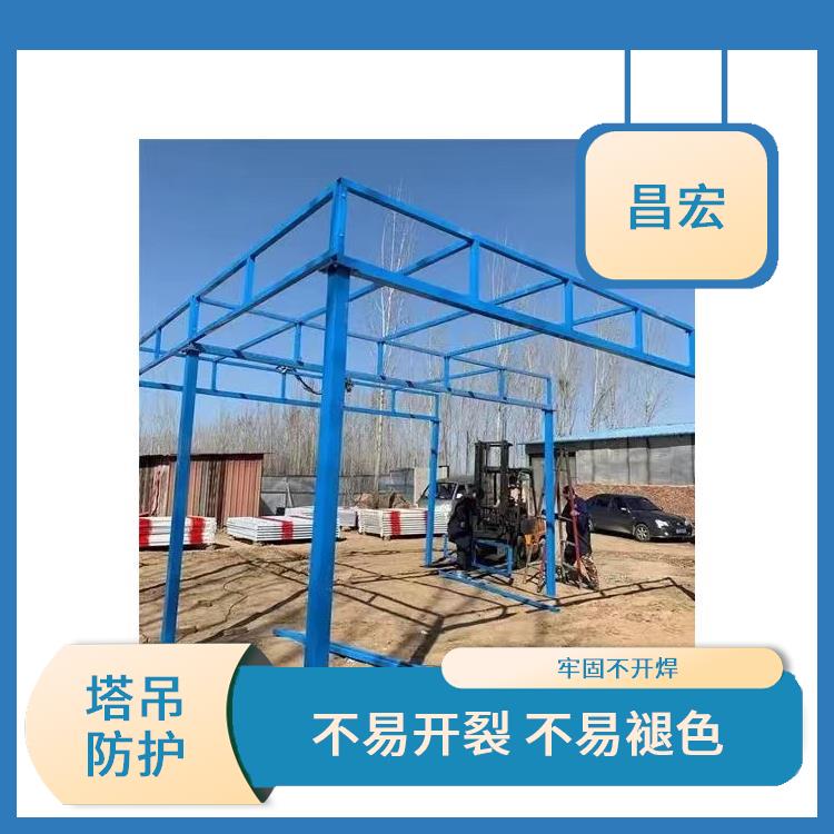 天津双立柱钢筋加工棚 不易开裂 不易褪色 采用组合式拼接方式