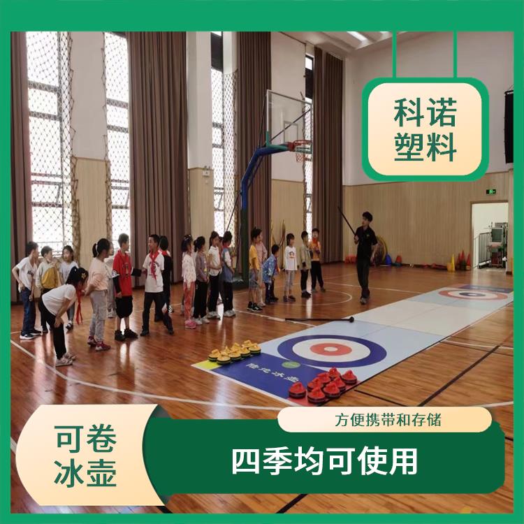 北京便攜式陸地冰壺價格 地板冰壺廠家 2X13米