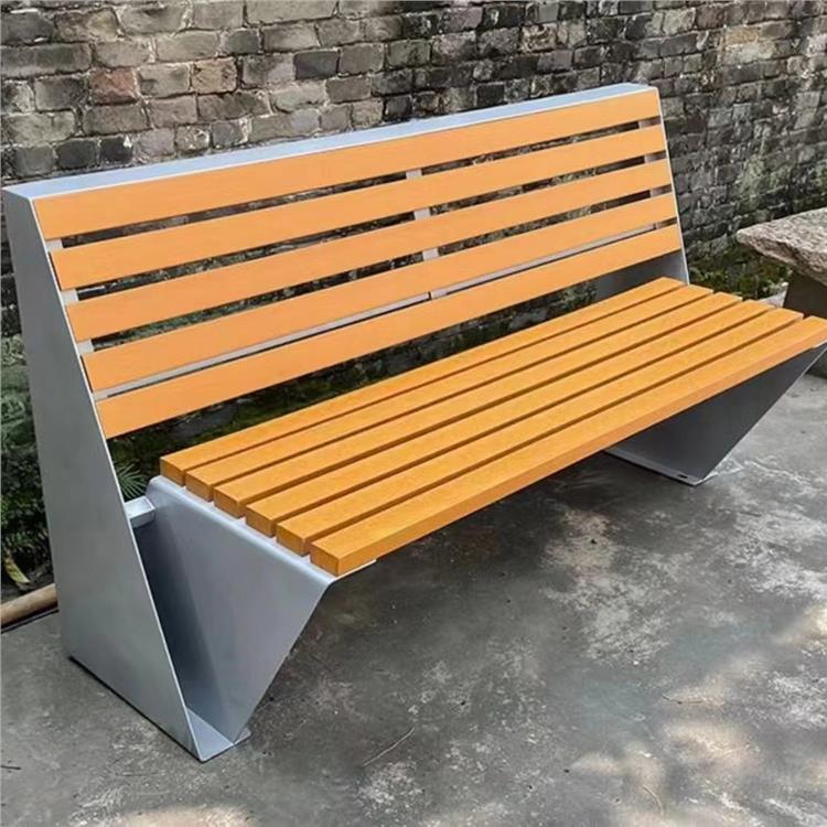 保定户外不锈钢座椅定制 易打理 不锈钢公园椅