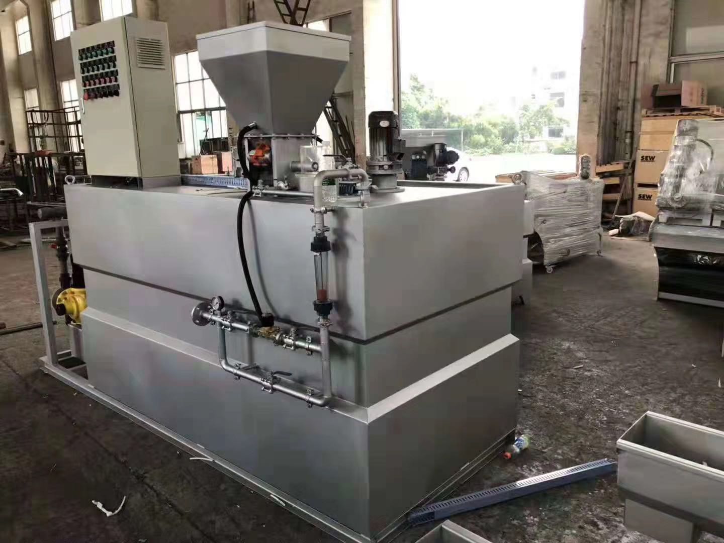 义马市PAM加药装置 不锈钢可定制 固液体自动加药污水处理配套设施