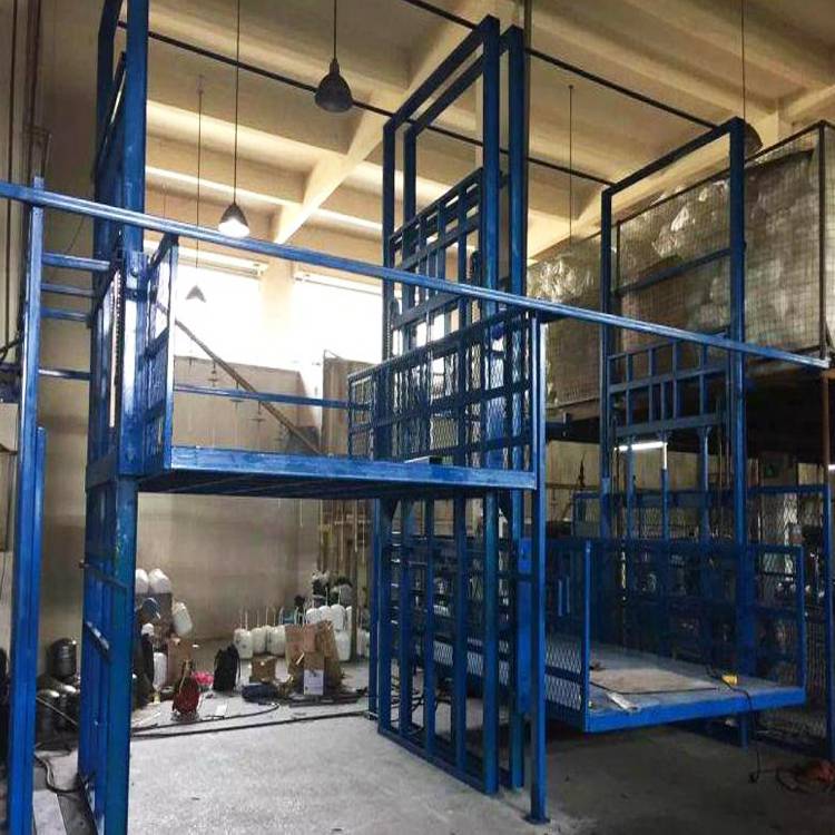 厂房钢结构上下货货梯 链条式载货货梯生产厂家英大机械