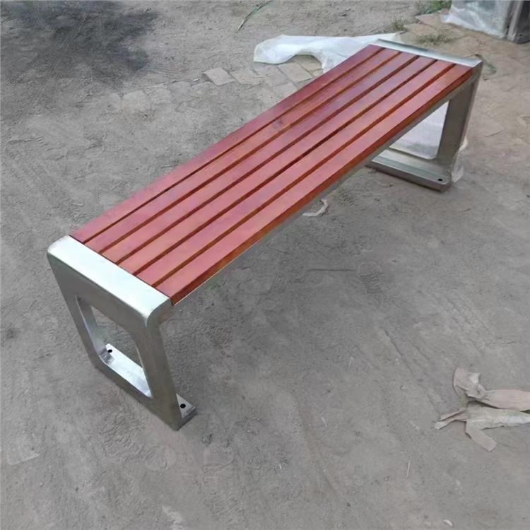 济南公园不锈钢园林椅厂家 易于清洗