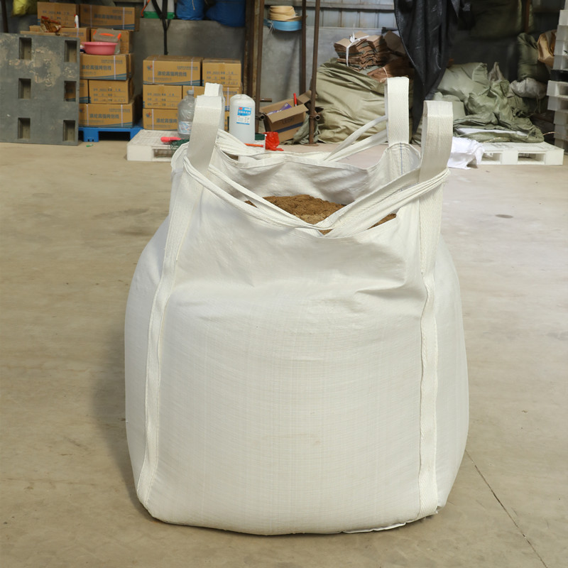 白色吨包袋 四吊托底吨袋 1.5吨加厚耐磨设计 使用时间更长