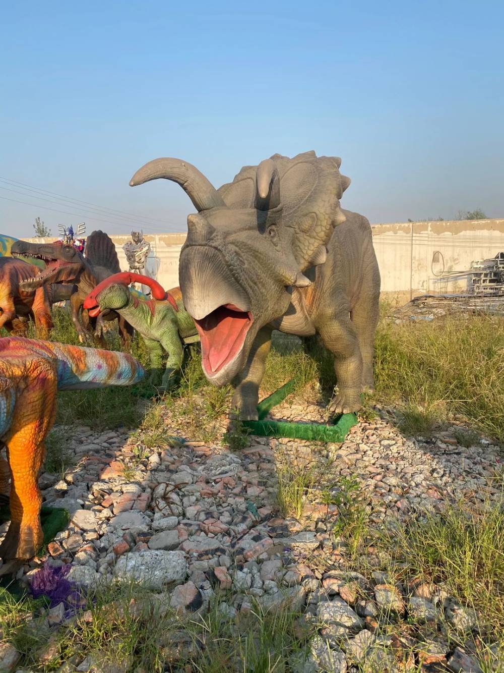 仿真恐龙设备 城市街道大型恐龙模型摆件定制出售