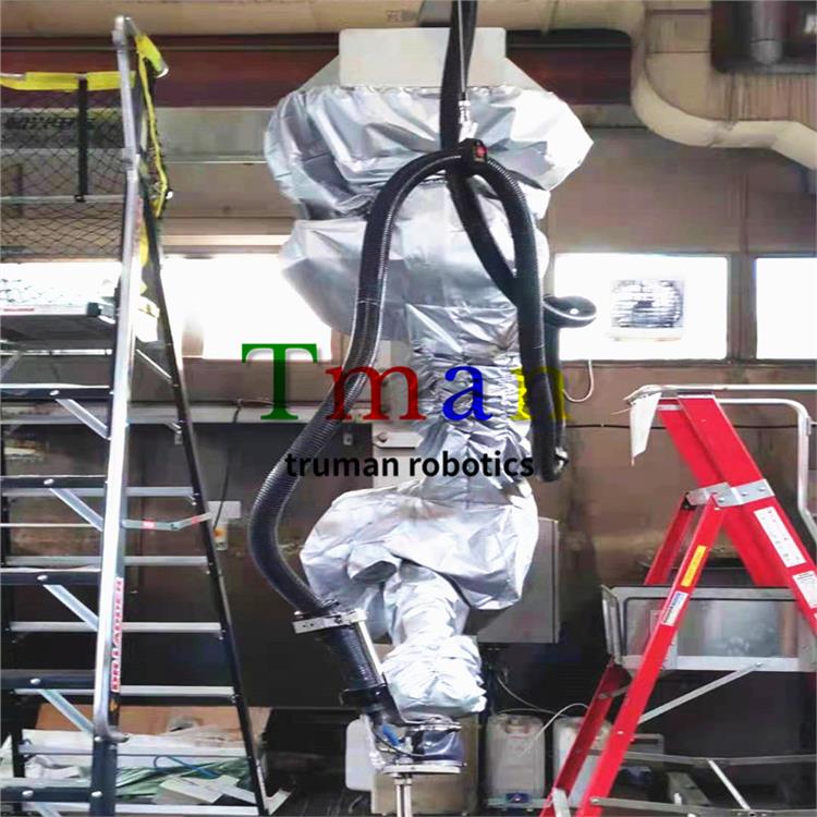 川崎 防酸雾机器人防护服 易于安装和拆卸 防水耐酸碱